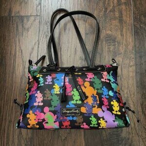 Disney Dooney & Bourke Retired Mickey Wonder MM Large Tassel Zip Tote Brand New